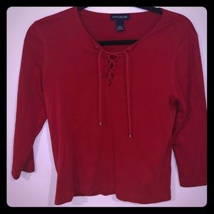 ann taylor 3/4 sleeve shirt
